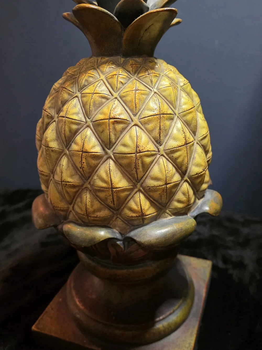 Discontinued Target Resin Pineapple Freestanding Statuary